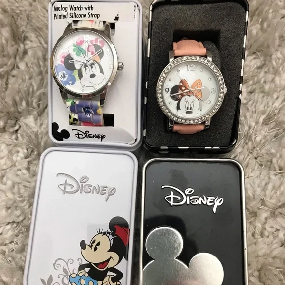 NWOT Two Disney Minnie Mouse Watches - Picture 2 of 9